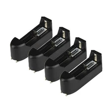 4pc Smart Battery Charger For 16340 14500 18*65mm RCR123A Rechargeable Li-ion