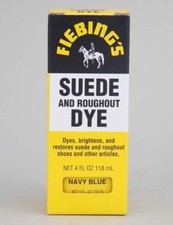 Fiebing's Suede and Roughout Dye Navy Blue, 4 fl. oz / 118 ml Pack of 3