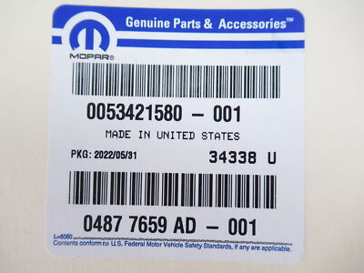 Genuine OEM Mopar Dodge Jeep 4877659AD Driver LH Front Suspension Knuckle