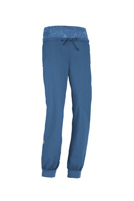 E9 Hit Pant Women  Kletterhose für Damen mit hohem Rollbund  kingfisher  Gr. XS