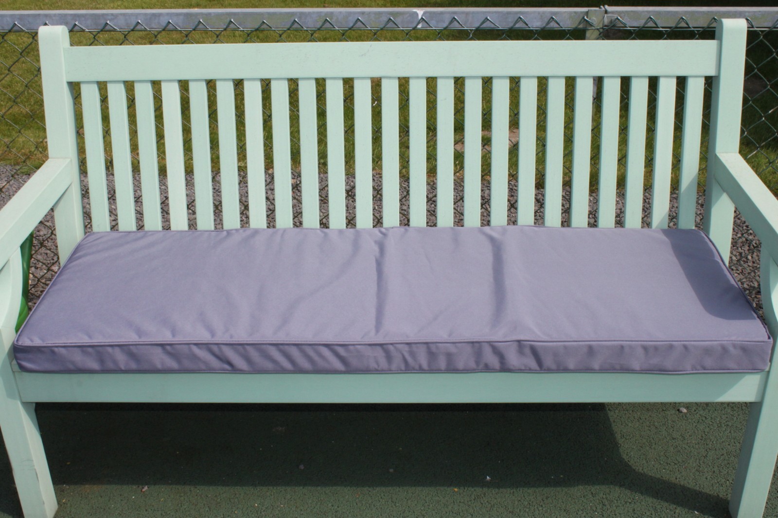 Garden Furniture Cushion 3 Seater Garden Bench Cushion in Grey eBay