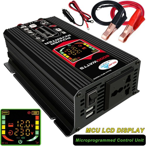 Complete Solar Panel Kit 6000W Power Inverter Set 12V Battery Charger Controller - Bild 11 von 12