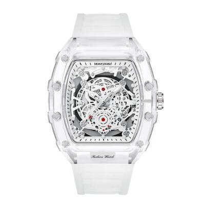KIMSDUN Transparent Men's Watch Quartz Wristwatch Luminous Waterproof watch