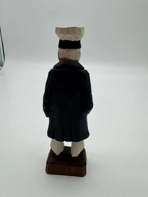 Vintage Hand Carved Wooden Sea Captain Nautical by Wonsek - Image 4 of 4