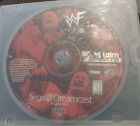 WWF Attitude Sega Dreamcast, 1999 Very Good Disc, No Case WWE Wrestling Tested 