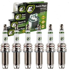 6 pc E3 Spark Plugs compatible with Toyota Tacoma 3.5L 4.0L V6 2005-2022