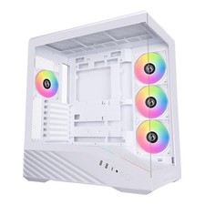 Lian Li Vector V100R Tempered Glass ATX Mid-Tower Computer Case - White
