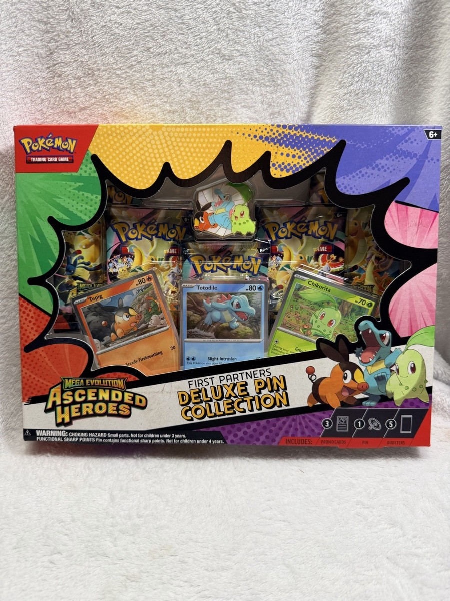 Pokemon Ascended Heroes First Partner Deluxe Pin Collection 3