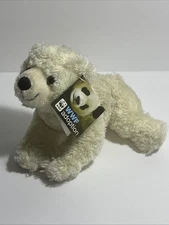 Wild Republic WWF Adoption 7” White Polar Bear Plush NWT 2013 Stuffed Plushie