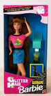 Vintage 1993 Mattel Glitter Hair Barbie Doll #10968 NRFB W/ Glitter Gel Comb