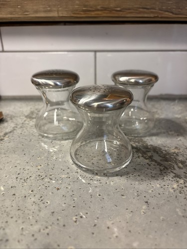 Vintage Cromargan Germany Salz und Pfefferstreuer - 3er Set