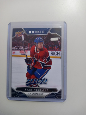 2019-20 Upper Deck MVP Ryan Poehling Rookie Blue #249 SP Parallel Canadiens 