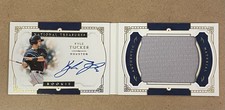 2019 NATIONAL TREASURES ROOKIE SIGNATURE JUMBO MATERIAL #RJM-KT KYLE TUCKER