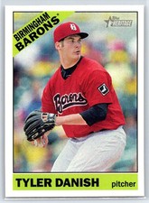 2015 Topps Heritage Minor League Tyler Danish Rookie Birmingham Barons RC #124
