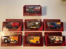 Set of 7 Matchbox Models of Yesteryear Diecast metal lorries in original boxes