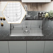 60 Pcs Kitchen Sink Wire Protective Rack Feet, Kitchen Sink Rack Feet with Gr...