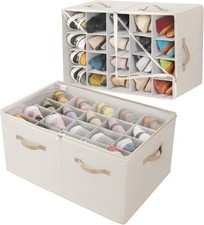 Extra Large 26.5 apos; apos;L x 16.54 apos; apos;W x 13 apos;H , Beige-2Pack