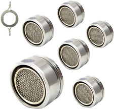 Bathroom Sink Aerator,2.2 GPM Faucet Aerator, Made of Solid Brass and Stainless