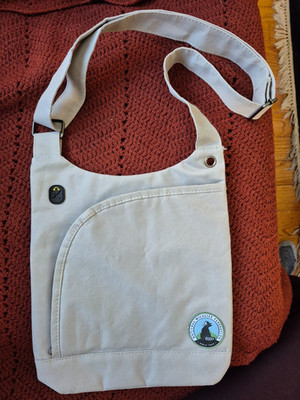 National Wildlife Federation Khaki Tan Crossbody Messenger Carrier Bag NEW