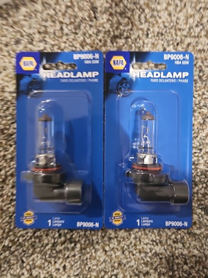 #ad 2 Pack Napa BP9006 N HB4 55W 4.30 Amps 12.8V Headlight Bulb Low Beam Halogen $15.99