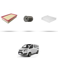 Hoffcar Wartungsset - 3 Filter Kompatibel Mit Ford Tourneo Custom 2.0 Ecoblue