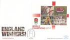 Rugby England Winners minisheet GB RM FDC  London SPECIAL 2003 (108408)