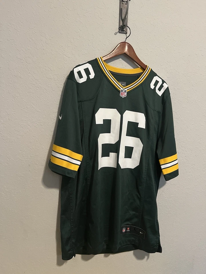 Camiseta deportiva para hombre Nike Darnell Savage Jr. Green Bay Packers On Field Game Home talla L Foto 3 de 4