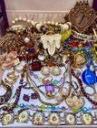 Vintage Estate Costume Jewelry Lot ! TRIFARI , AVON and more!