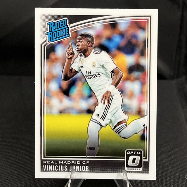 2018-19 Panini Donruss Optic Rated Rookie Vinicius Junior Vini Jr Real Madrid