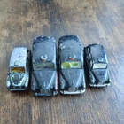 Corgi Toys #418 Austin London Taxi Cab & Juniors Taxis x4