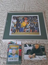 GREEN BAY PACKERS JOHN KUHN AUTOGRAPHED 8X10 COLOR ACTION PHOTO FRAMED PROOF