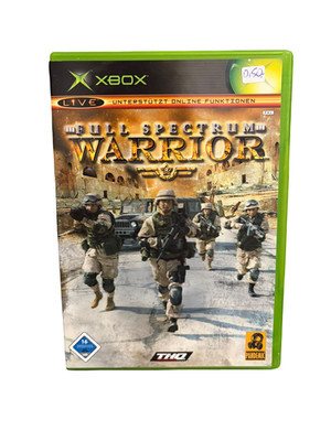 Full Spectrum Warrior Xbox PAL Deutsch Disc Sehr Gut OVP beschädigt Shooter