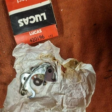 LUCAS 420196 Early DM2 Distributor Points genuine new old stock.