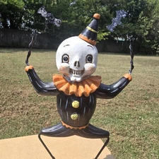 Johanna Parker Skeleton Halloween Figurine Transpac 