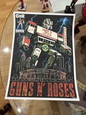 Guns N' Roses Atlanta Poster Truist Park 9/19/26 The Varsity Transformers #/300