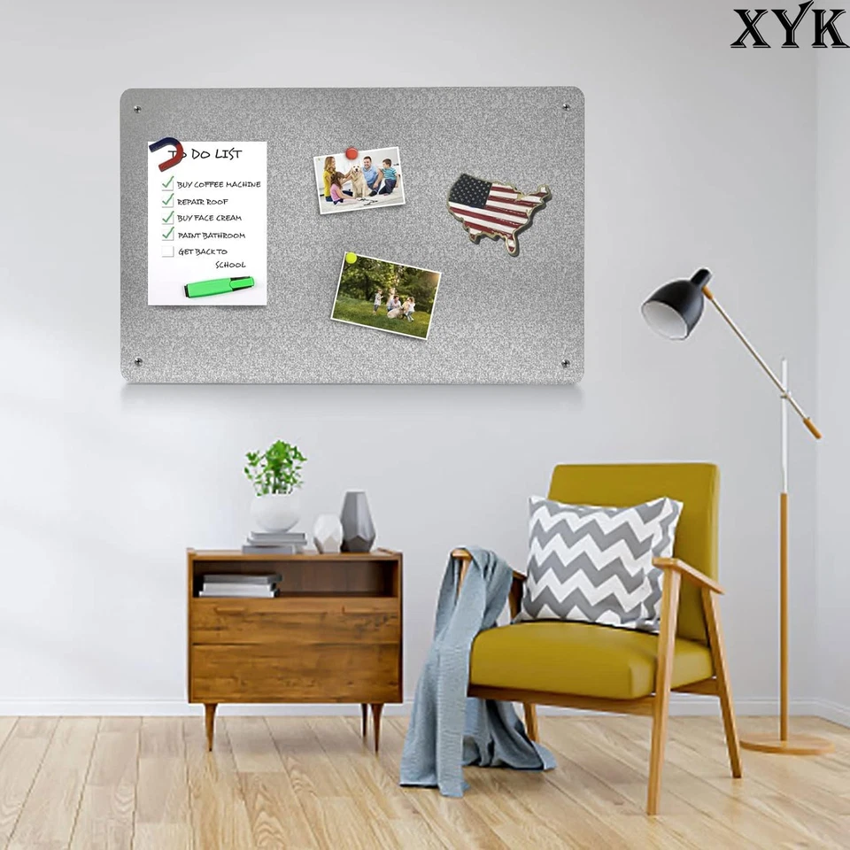 17.7" X 11.8" Metal Magnetic Board - Magnet Bulletin Board to Display Magnetic L - Image 4 of 4