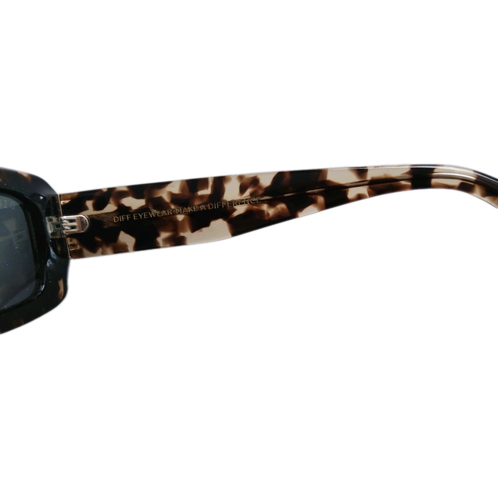 Diff Tortoise Shell Rectangular Sunglasses. 51-23… - image 7