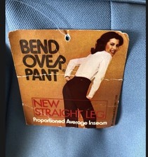 Vintage Bend Over Levi Strauss womens L high waisted Dress Pants 90s blue