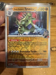 Team Rocket's Tyranitar 096/182 Destined Rivals Reverse Holo