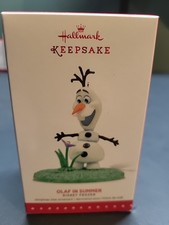 DISNEY Hallmark 2015 Keepsake Ornaments OLAF in SUMMER FROZEN QXD6167