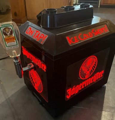 Jagermeister Electric Shot Machine  Model 3 Bottle Shot Dispenser And Cooler!
