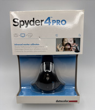 Datacolor Spyder 4 Pro S4P100 Advanced Monitor Calibration Colorimeter Black NEW