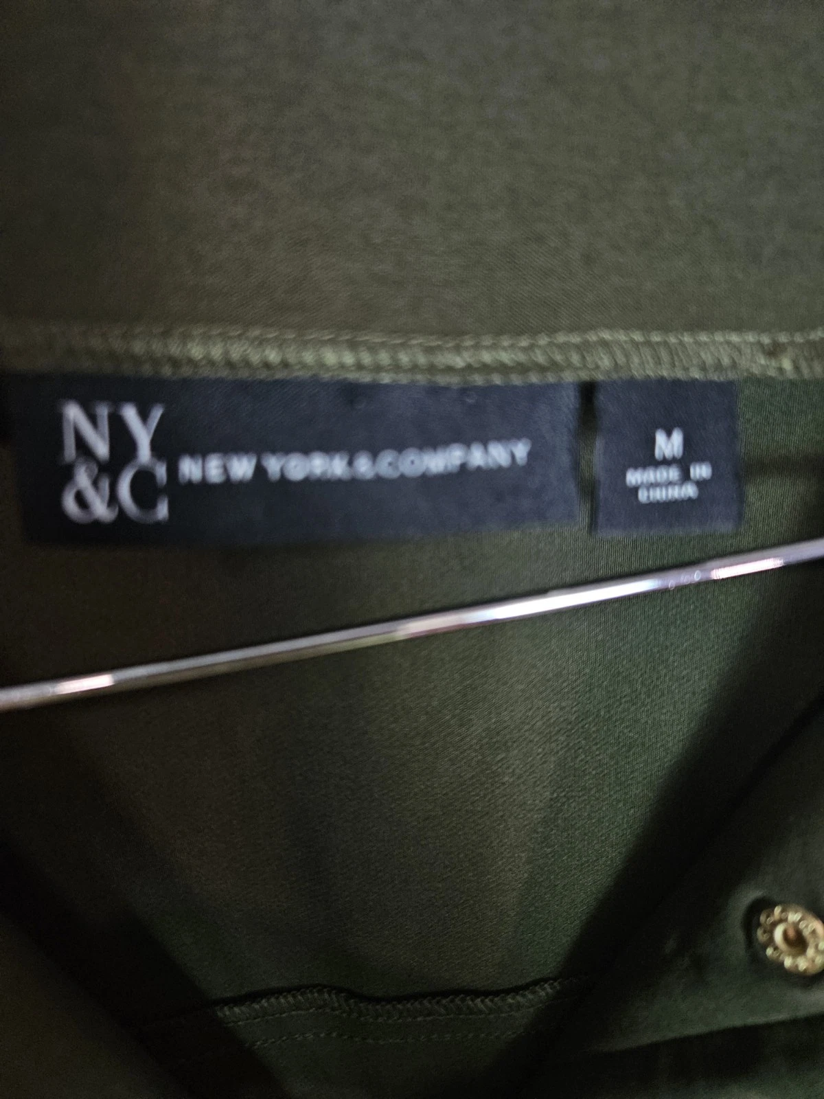 VETEMENTS Abito Camicia Utility New York & Company Taglia