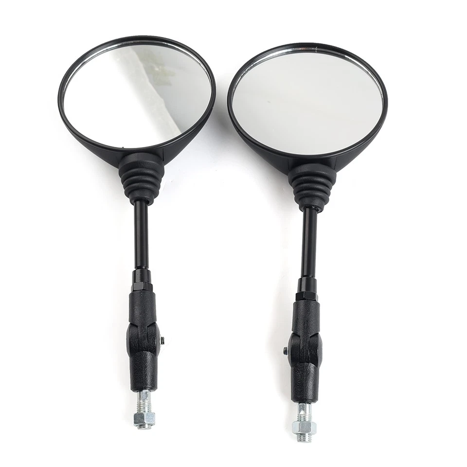 Rear View Side Mirrors 10mm Antifall Folding Round Mirror For 7/8" Handlebar - Imagem 3 de 4
