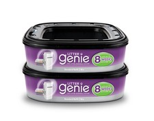 Litter Genie Refill 2 Pack - Odor Control System for Hygienic Home
