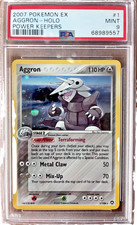 2007 POKEMON EX POWER KEEPERS #1 AGGRON-HOLO PSA 9 on eBay