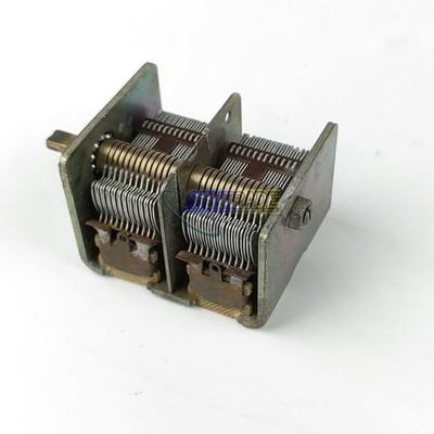 ONE Broadcast Dual Gang Dual-unit Air Dielectric Variable Capacitor 365P *mz