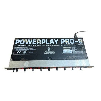 Behringer Power Play Pro-8 **Model HA8000 **8-Channel Headphone DistrobutionAmp
