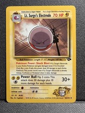Lt. Surge's Electrode 52/132 Gym Challenge Regular | LP + on eBay