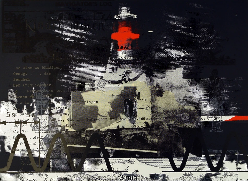 DDR. "Arche Noah", 1987. Siebdruck Wolfgang PETROVSKY (*1947 D), handsigniert - Bild 2 von 3